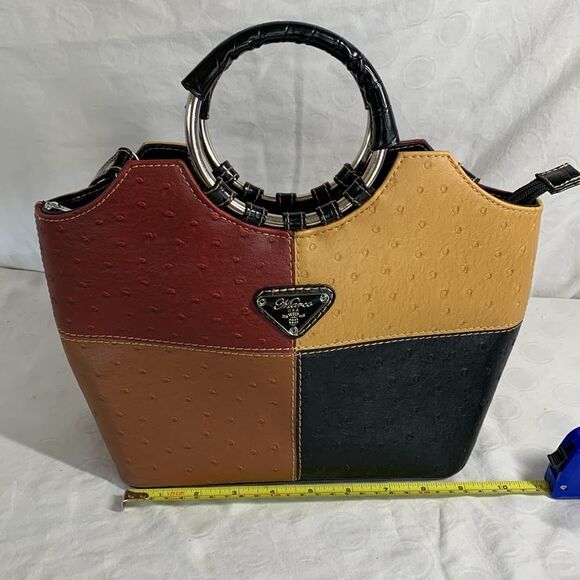 Marco USA 4 Color Panel Handbag/Crossbody Purse - Picture 12 of 15
